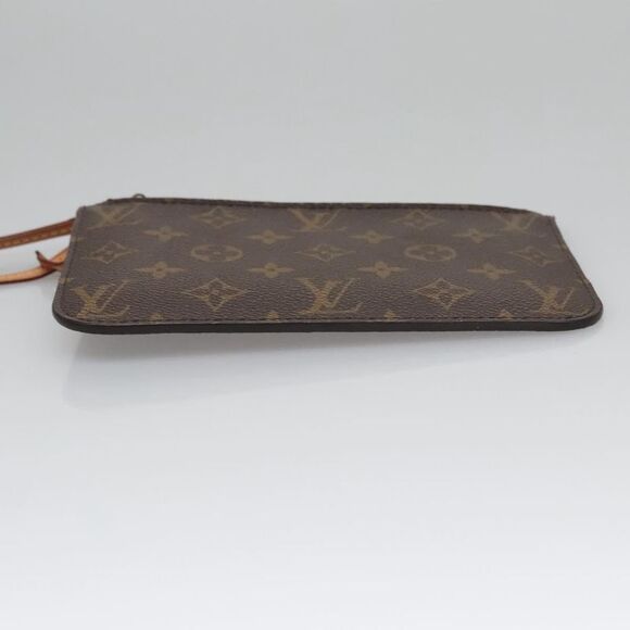 Louis Vuitton Pochette Neverfull Brown Canvas Clutch Bag (Pre-Owned) - Picture 6 of 16